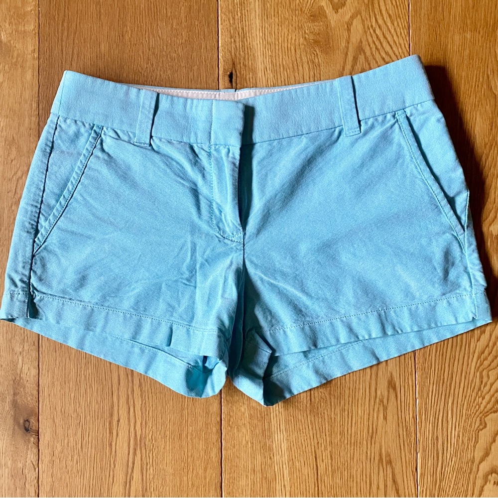 J Crew Short Turquoise Shorts